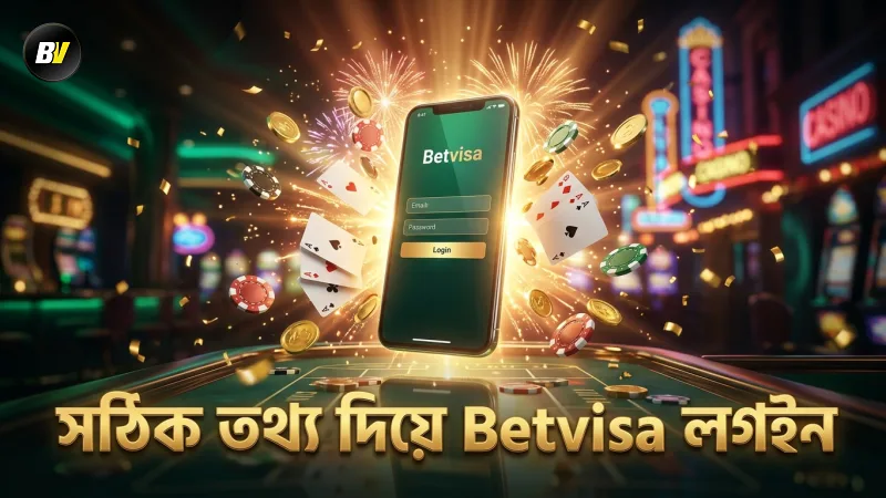 Betvisa লগইনে সঠিক তথ্য প্রবেশ করানো অপরিহার্য।