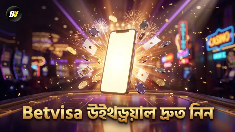 Betvisa উইথড্রয়াল ধাপগুলো দ্রুততার সাথে অনুসরণ করুন