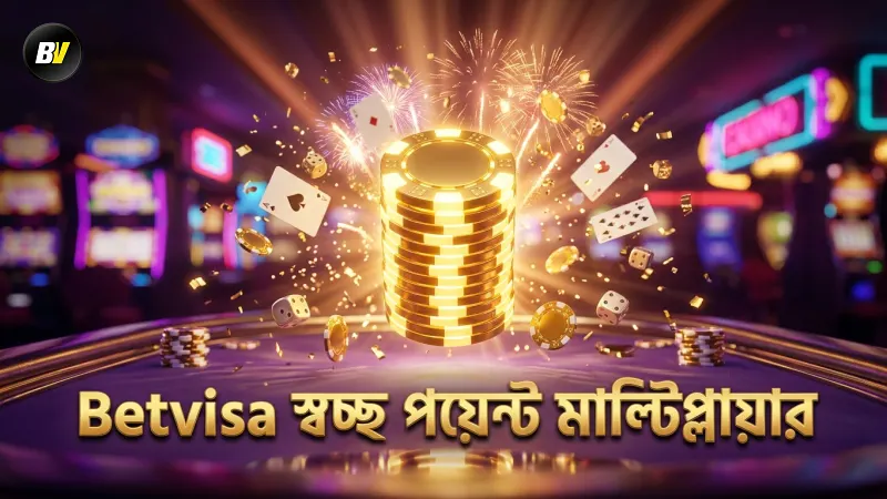 Betvisa প্ল্যাটফর্মে স্বচ্ছ পয়েন্ট মাল্টিপ্লায়ার ও জ্যাকপট সম্ভাবনা
