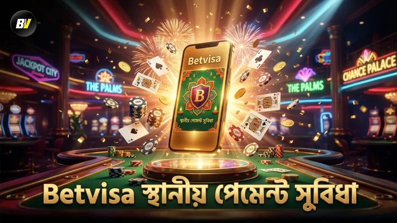 Betvisa প্ল্যাটফর্মে স্থানীয় পেমেন্ট পদ্ধতি বাজি ধরাকে সহজ করে।