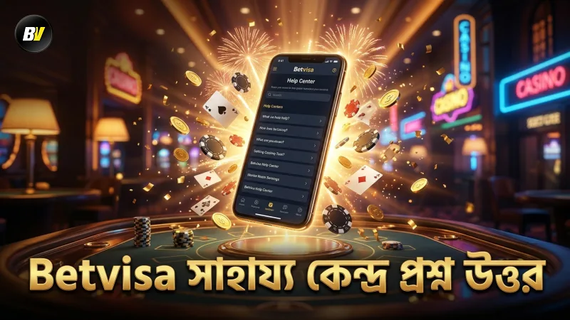 সাহায্য কেন্দ্রে Betvisa-র সাধারণ প্রশ্নের উত্তর পাওয়া যায়।