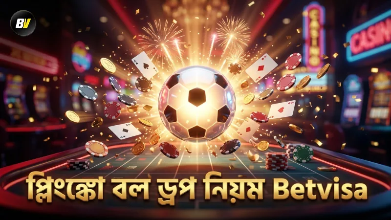 প্লিঙ্কো বল ড্রপের প্রক্রিয়া এবং নিয়ম Betvisa তে স্পষ্টভাবে প্রদর্শিত