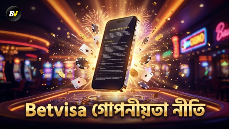 Betvisa গোপনীয়তা নীতি মোবাইল থেকে সহজে পড়া যায়