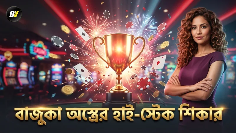 বাজুকা অস্ত্র দিয়ে হাই-স্টেক শিকারের অভিজ্ঞতা Betvisa-তে