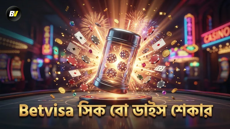 Betvisa প্ল্যাটফর্মে সিক বো গেমের ডাইস শেকার সেশন চলমান